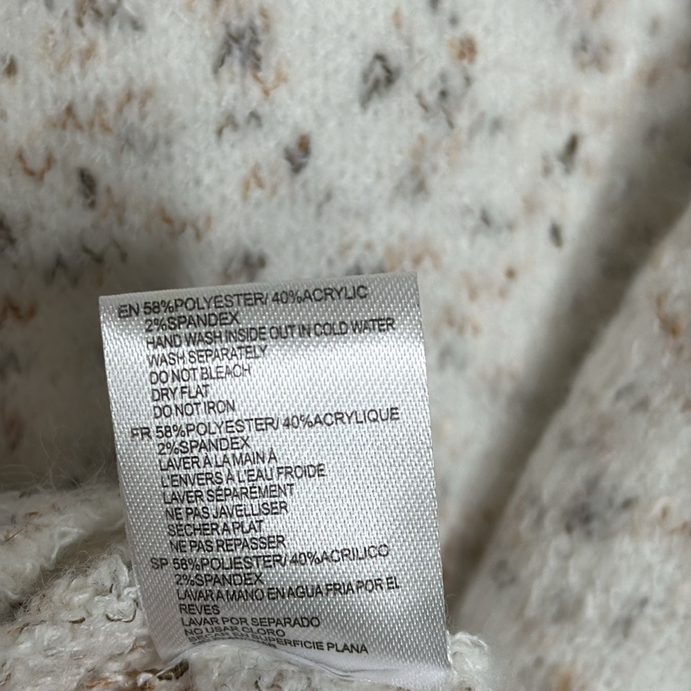 T3 RD Style Women’s Knit Vest Cream Tan Brown Size XL New with tags Stitchfix - Picture 8 of 9